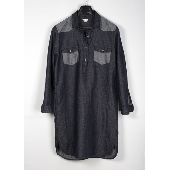 GAP Dresses & Skirts - GAP Denim 2 Tones Tunic Dress Size L